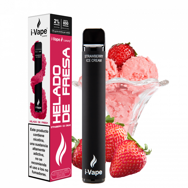 i-Vape Strawberry Ice Cream 800 puff