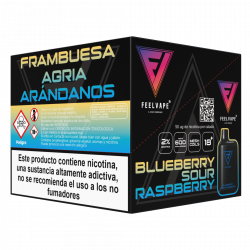 FeelVape Blueberry Sour Raspberry 600 puff