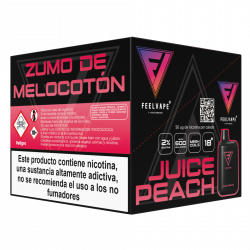 FeelVape Juice Peach 600 puff